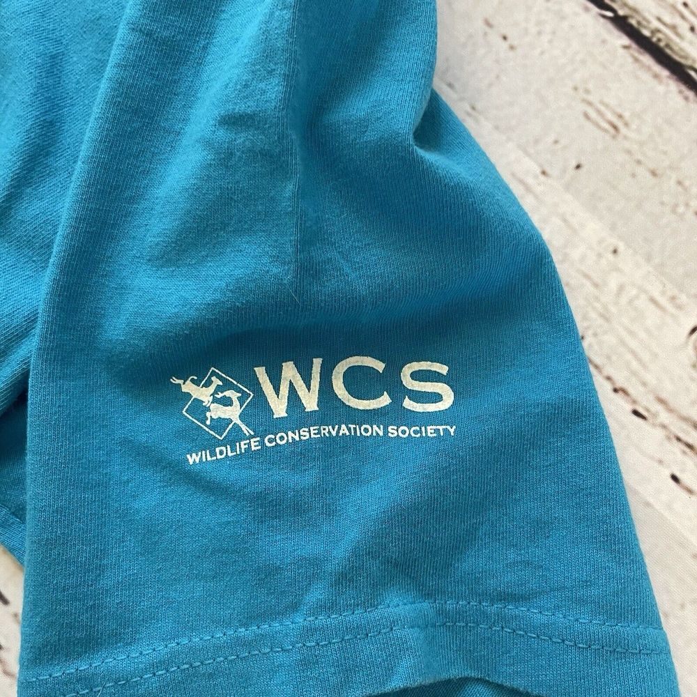 Vintage 90s Wildlife Conservation Society Dolphin Ocean T-Shirt Size‎ XL - Picture 6 of 10